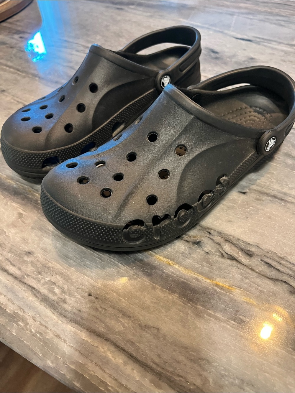 Crocs Baya Clogs - Black - Unisex [Size] - Great Condition women’s 9 men’s 11
